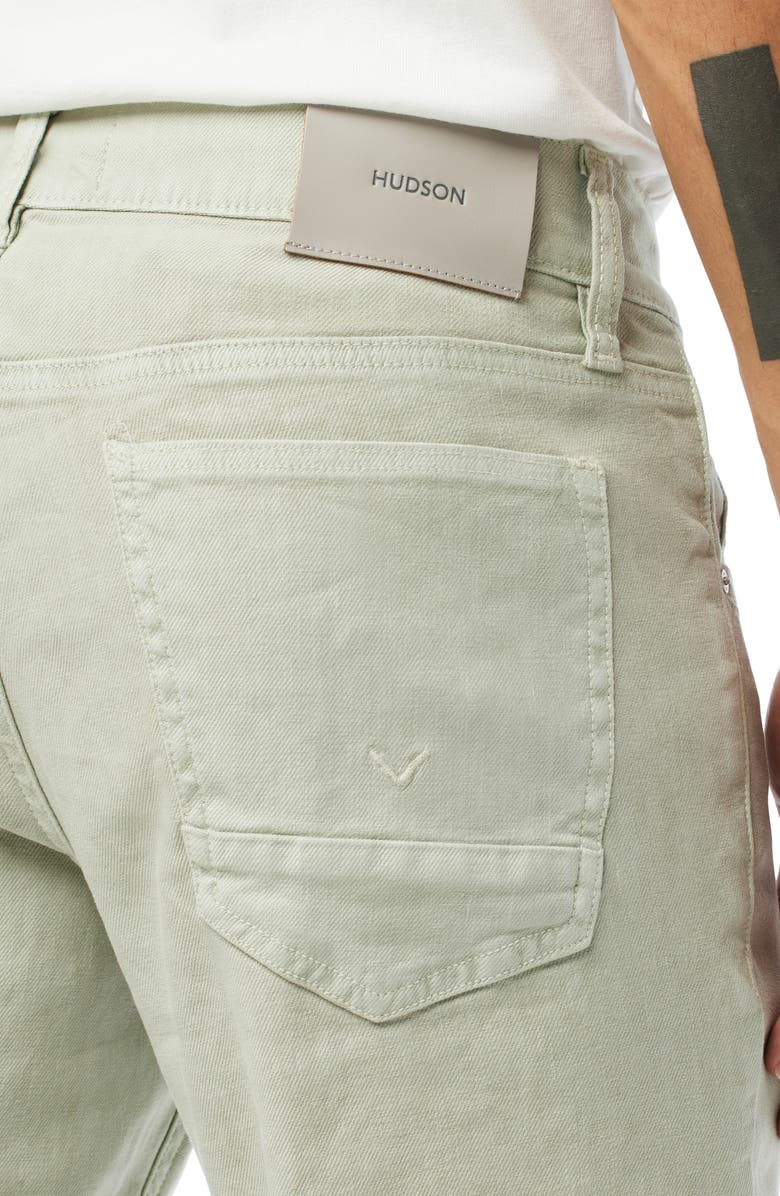 Hudson Jeans Blake Slim Straight Leg Stretch Linen Blend Five Pocket Pants, Alternate, color,