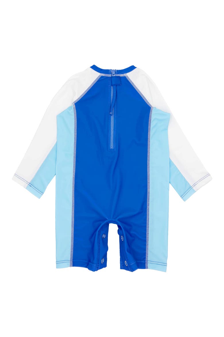 Shorebreak Colorblock Long Sleeve One-Piece Swimsuit, Alternate, color, MARINA BLUE