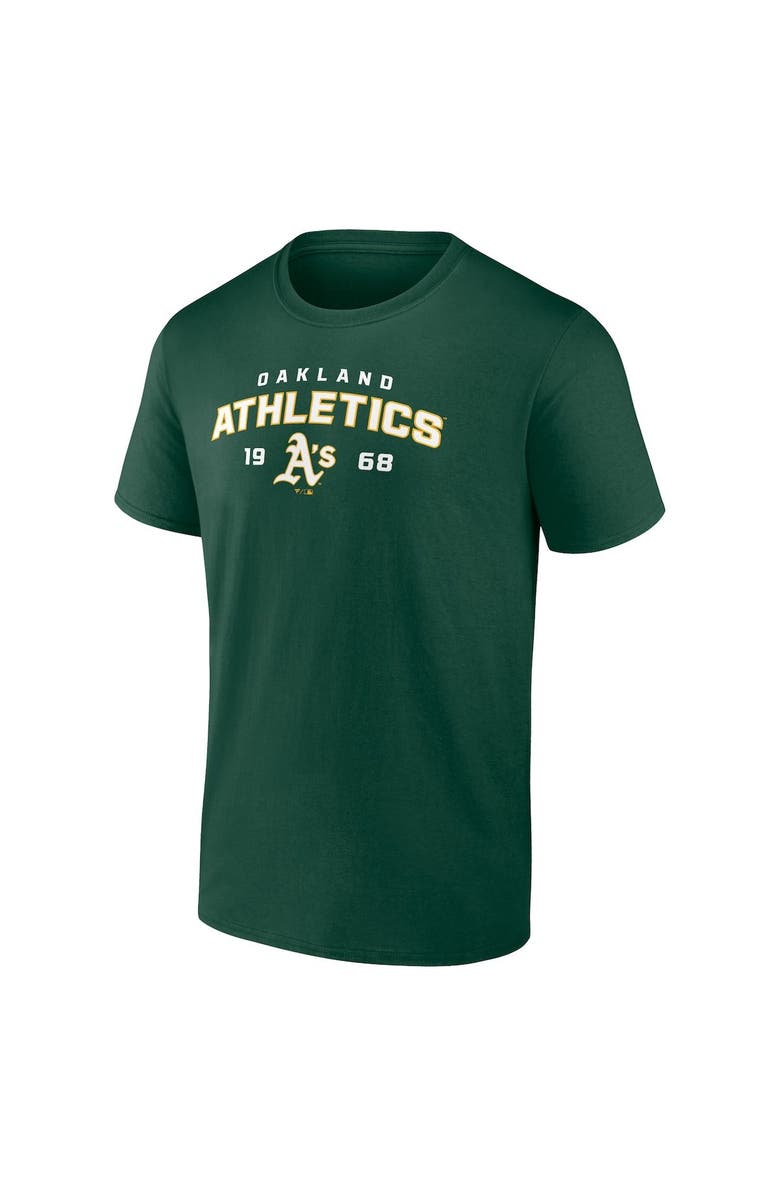 FANATICS Men's Fanatics Branded Green Oakland Athletics Rebel T-Shirt, Alternate, color,