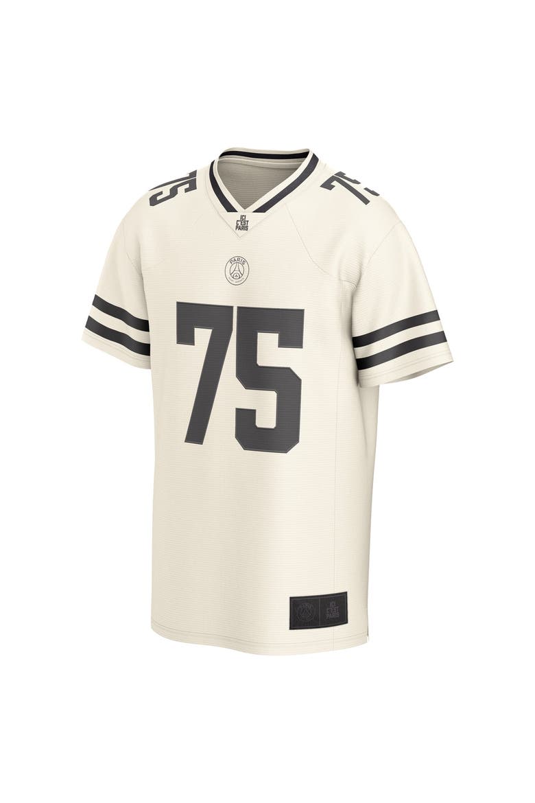 Men's Fanatics Cream Paris Saint-Germain Football Jersey, Alternate, color, Cream