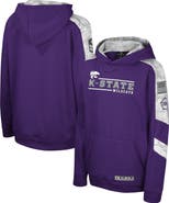 COLOSSEUM Youth Colosseum Purple Kansas State Wildcats OHT Military Appreciation Cyclone Digital Camo Pullover Hoodie