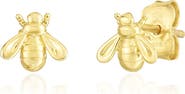 The Lovery Fine Jewelry Gold Bumble Bee Stud Earrings
