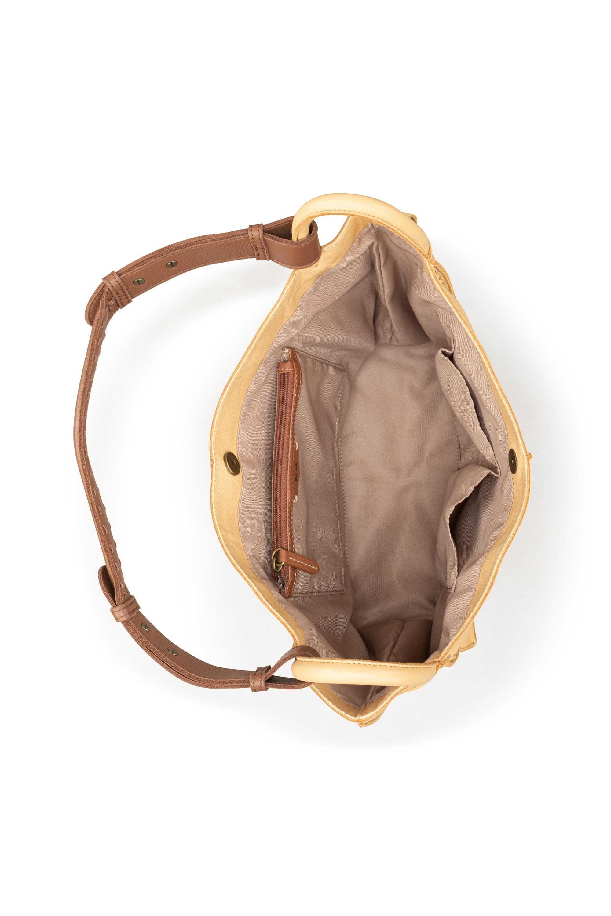 Los Feliz Medium Tote Leather Bag, Alternate, color, Buttercup