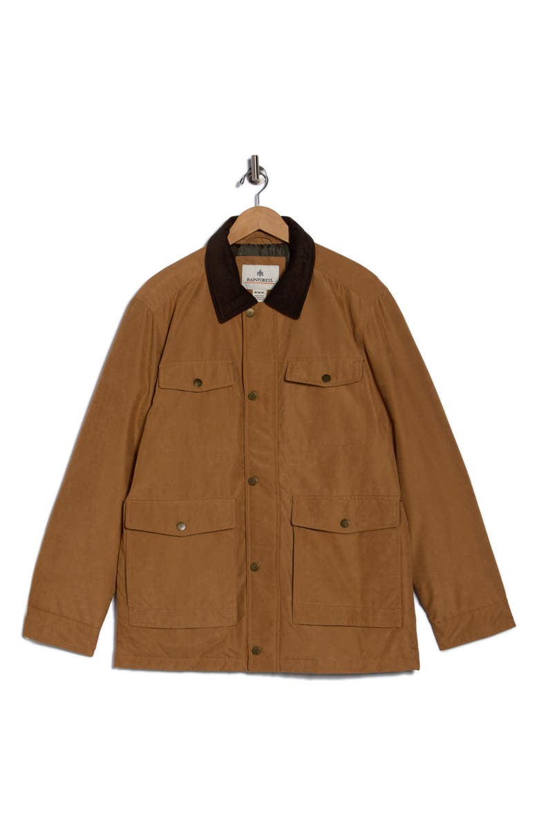 Rainforest Insulated Barn Jacket, Alternate, color, Whiskey