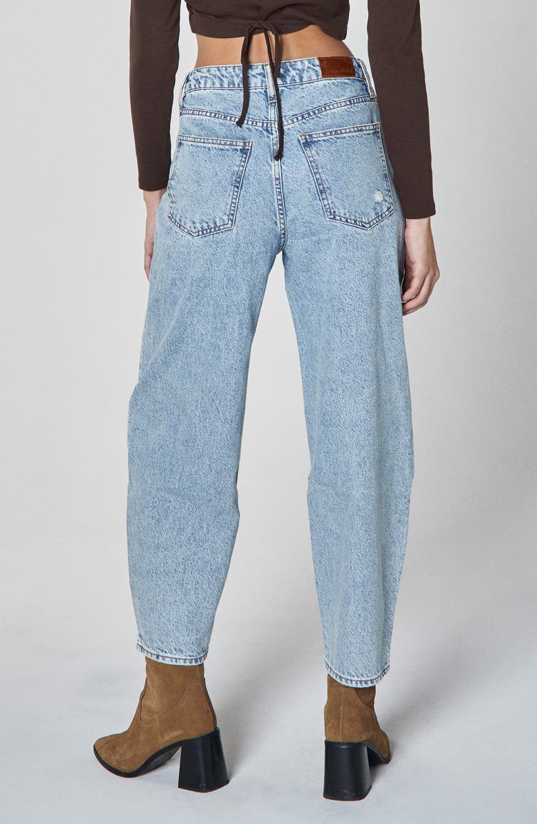 Unpublished Taylor High Waist Crop Barrel Leg Jeans, Alternate, color, 