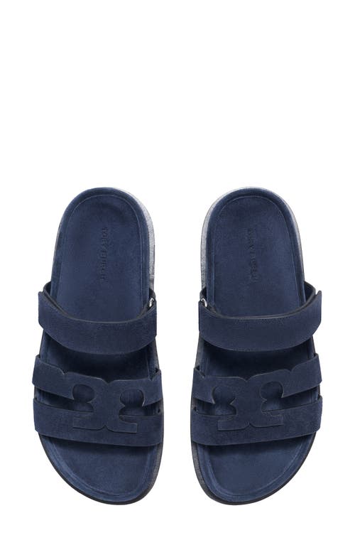 Shop Tory Burch Ines Sport Slide Sandal In New Navy