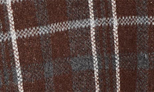 Pacsun Eliza Plaid Sweater In Brown