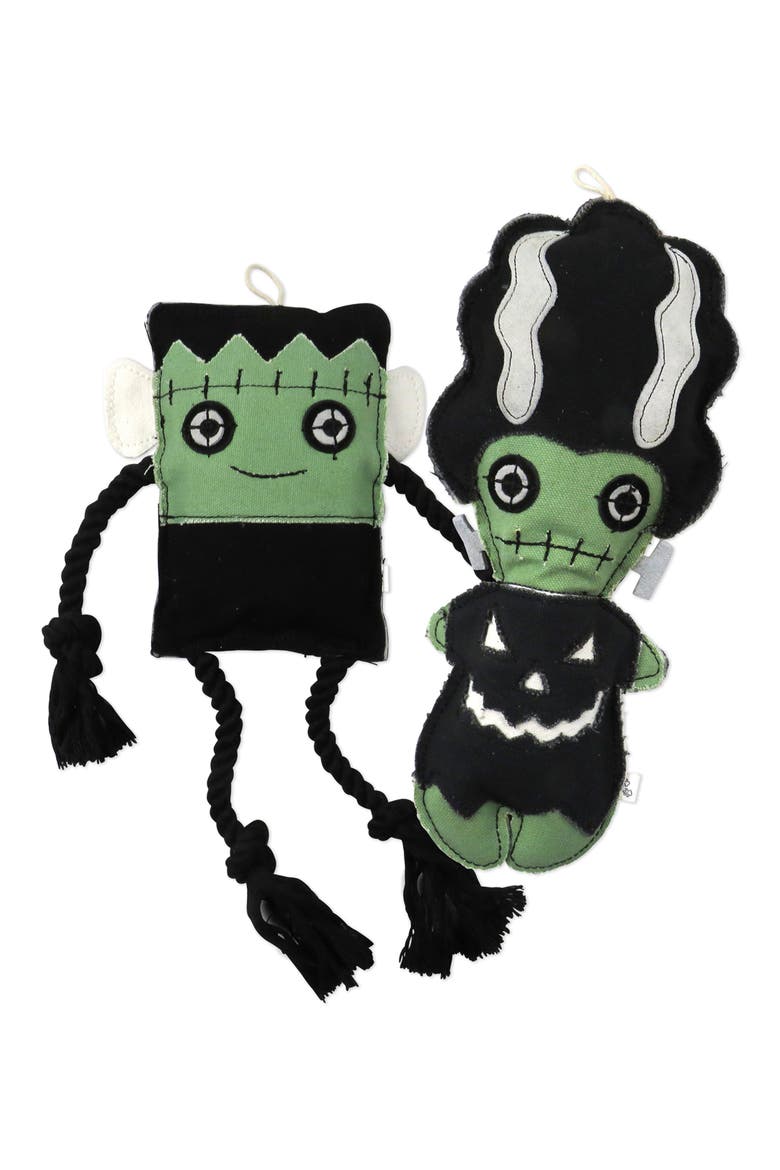 Mr. & Mrs. Frankenstein Pet Toys, Main, color, FRANKENSTEIN