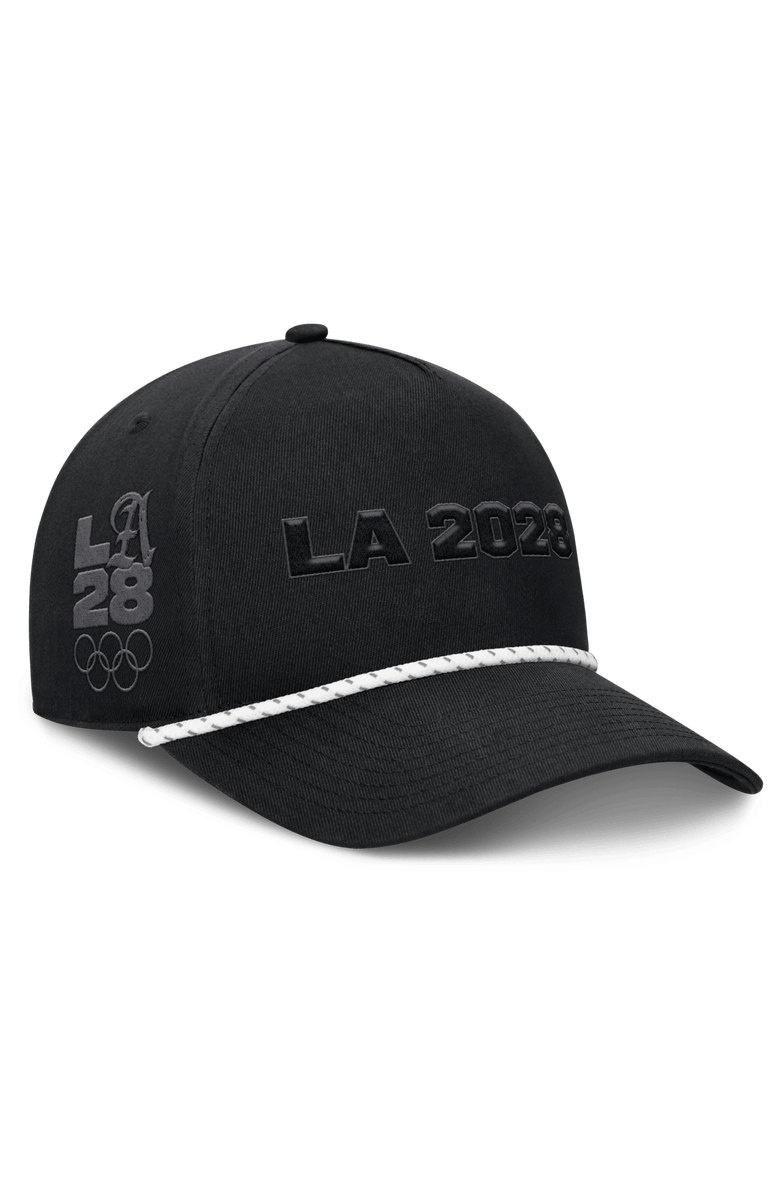FANATICS Men's Fanatics Black LA28 Summer Olympics Undertone Rope A-Frame Adjustable Hat, Main, color, Black