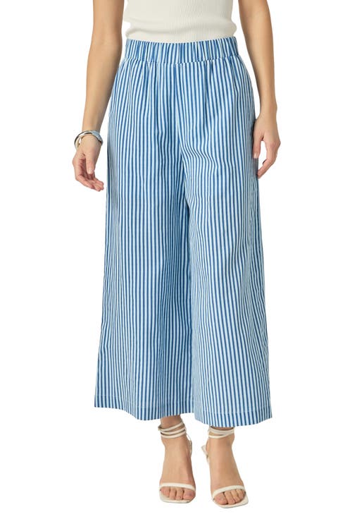 Stripe Wide Leg Pants