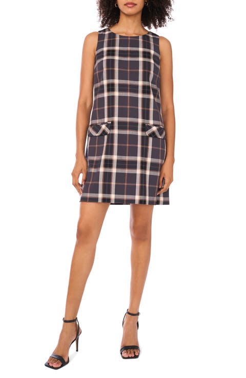 Plaid Shift Dress