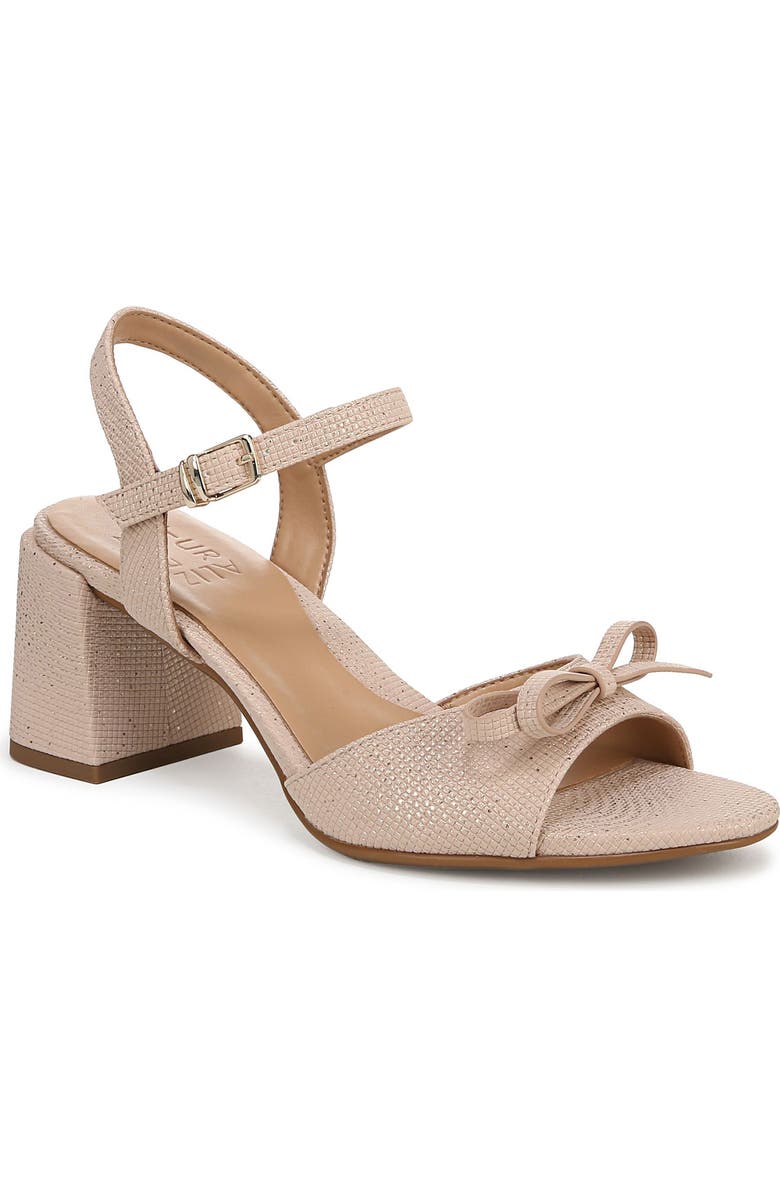 Naturalizer Deandra Bow Sandal, Main, color, Metallic Sand