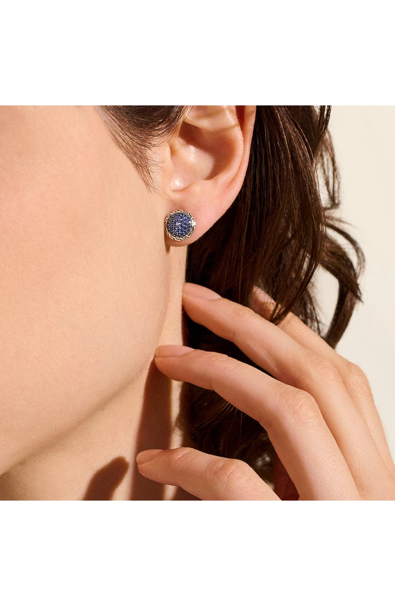 John Hardy JH Essentials Stud Earrings, Alternate, color, Blue Sapphire