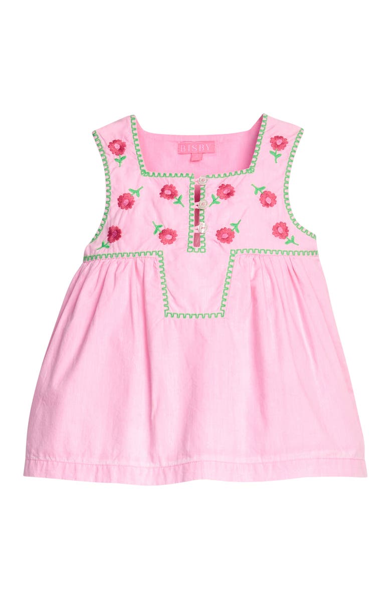 BISBY Kids' Keystone Top, Main, color, Bloomsbury Embroidery