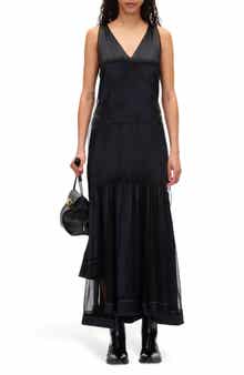 Liquid Satin Sleeveless Gown