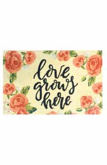 Love Grows Here Door Mat