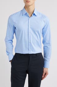 BOSS Hank Kent Performance Twill Dress Shirt