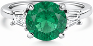Bliss Diamond 3Ct Emerald & Diamond Engagement Anniversary Ring Gold Lab Grown