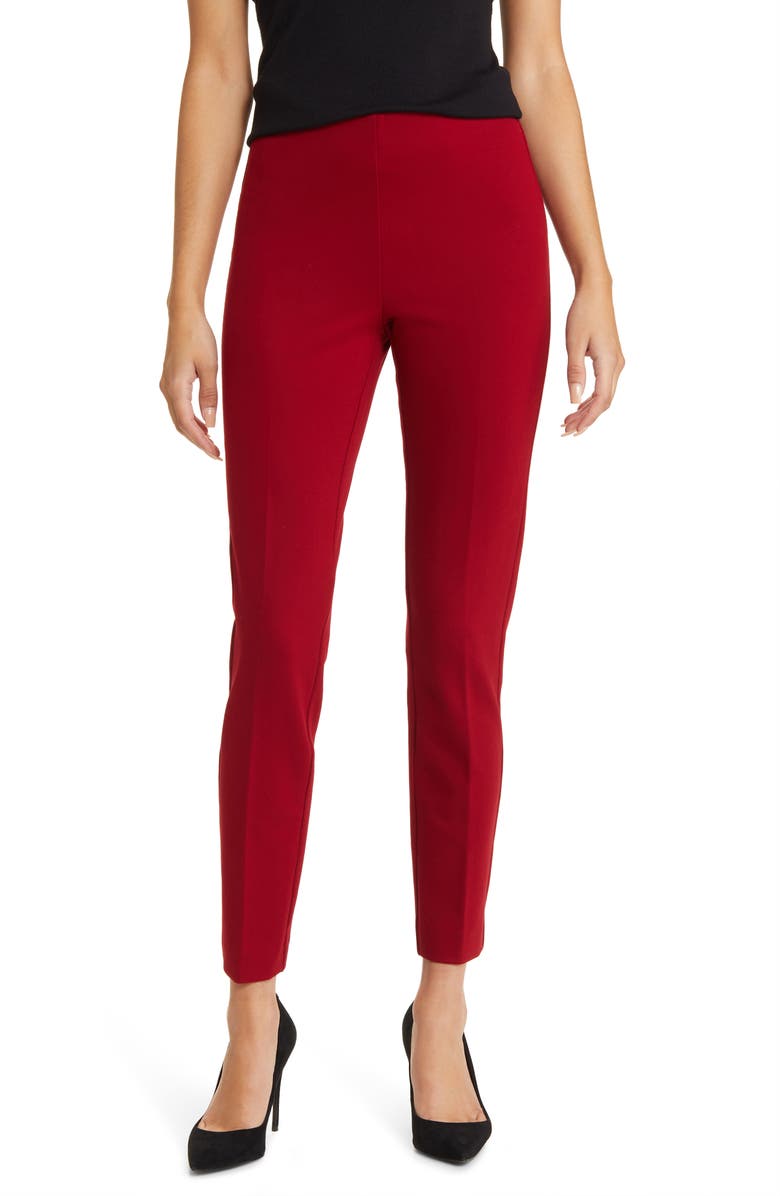 Anne Klein Pull-On Slim Leg Ankle Pants, Main, color,