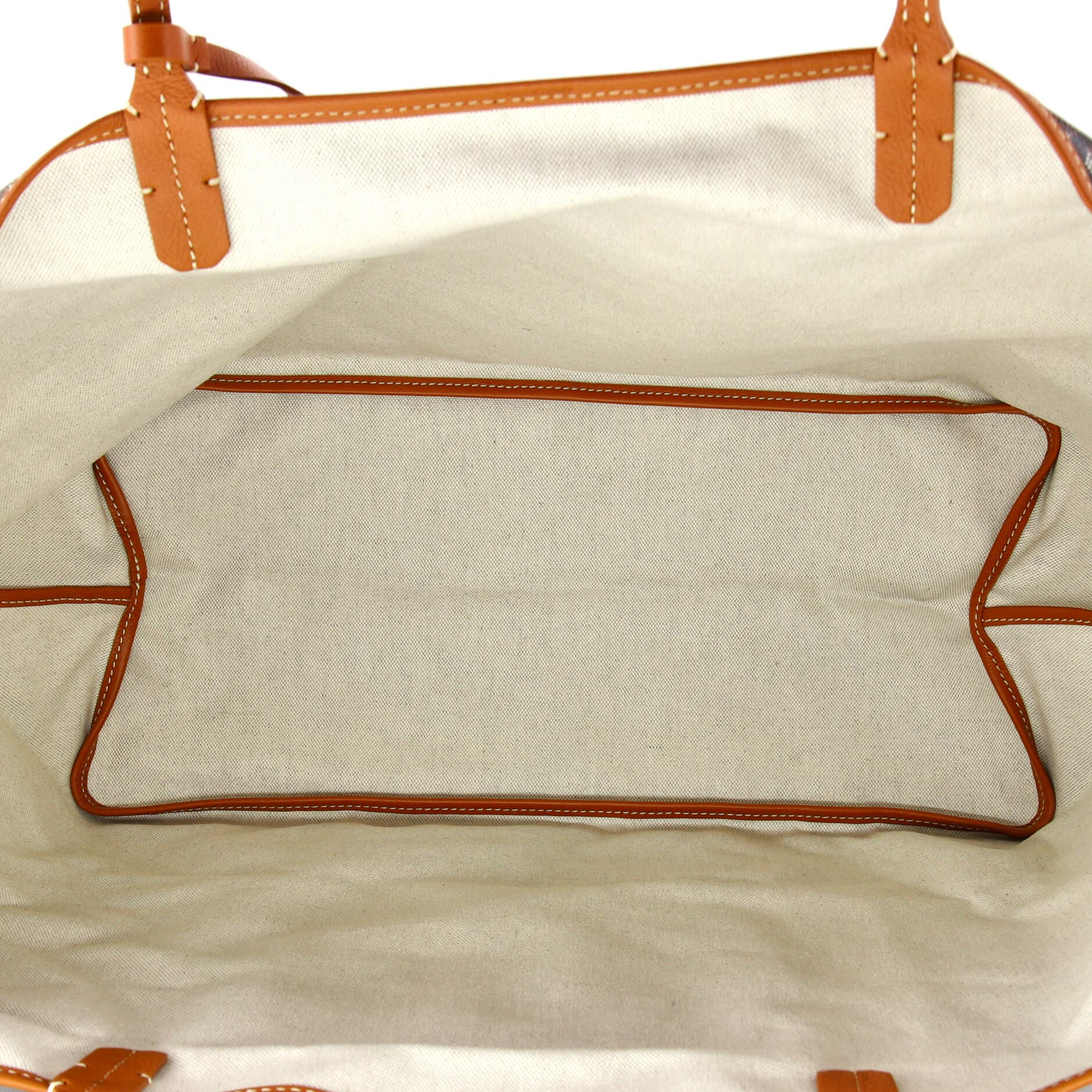 Pre-Owned Goyard Saint Louis Tote Coated Canvas GM, Alternate, color, Brown