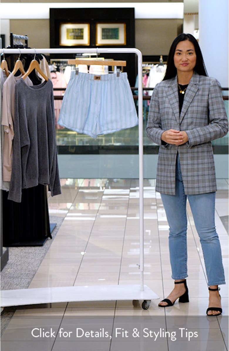 Airy Cotton Boxer Pajama Shorts, sales video thumbnail