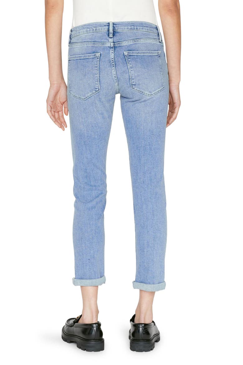 Le Garcon Ankle Slim Boyfriend Jeans, Alternate, color, GALESTON