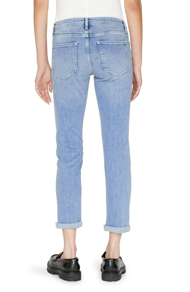 FRAME Le Garcon Ankle Slim Boyfriend Jeans, Alternate, color, Galeston