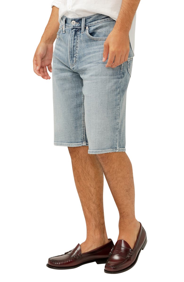 Silver Jeans Co. Gordie Relaxed Fit Denim Shorts, Alternate, color, Indigo