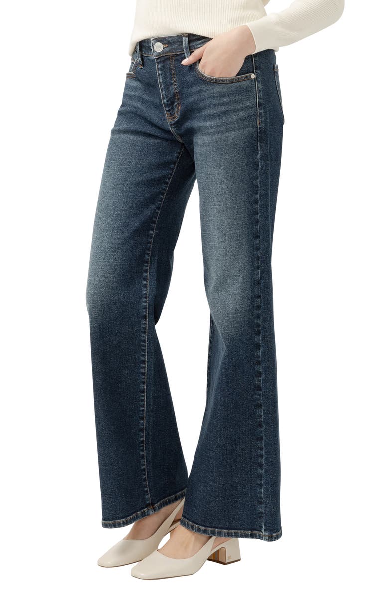 JAG Willow Wide Leg Jeans, Alternate, color,