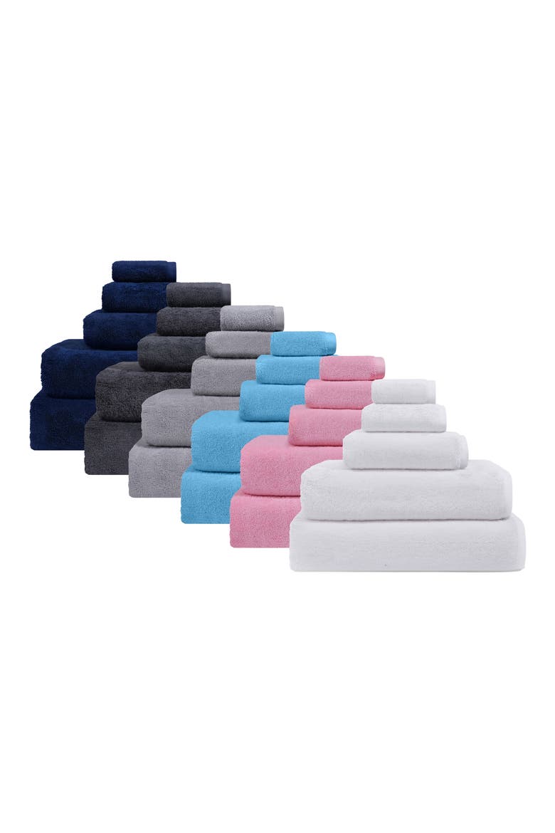 Puresoft 8-Piece Turkish Cotton Hand Towels, Alternate, color, WHITE