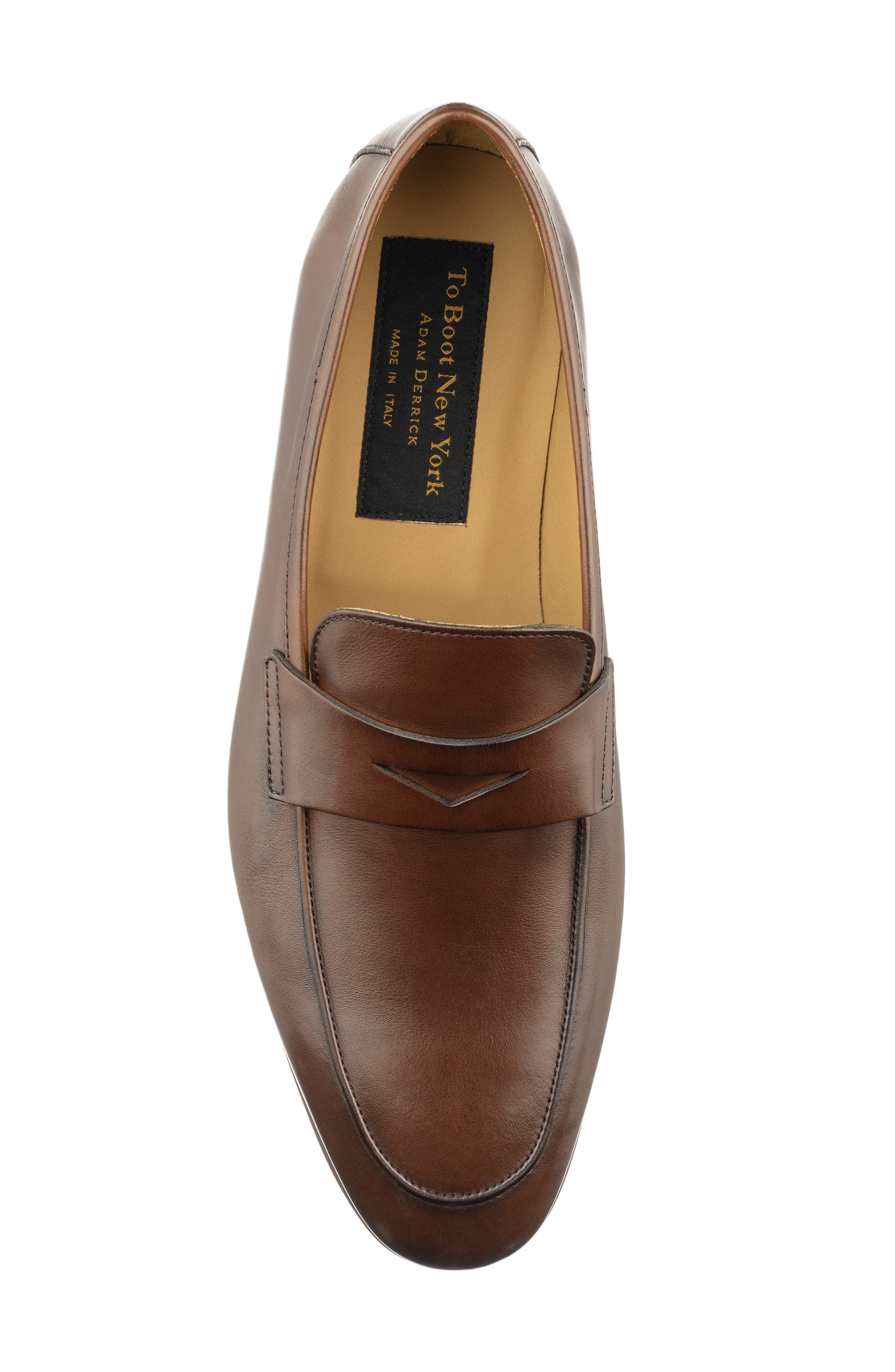 Keats Penny Loafer, Alternate, color, BURNISHED BROWN