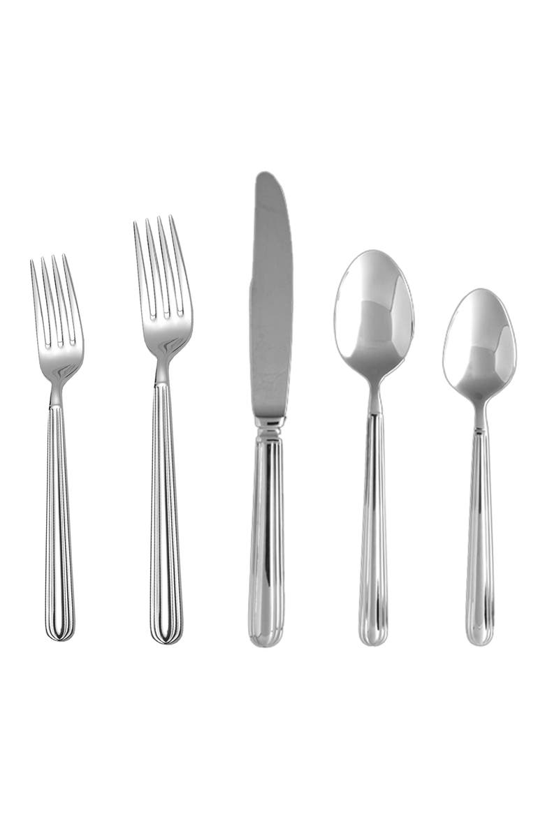 Metropolitan 20-Piece Place Setting, Main, color, SILVER