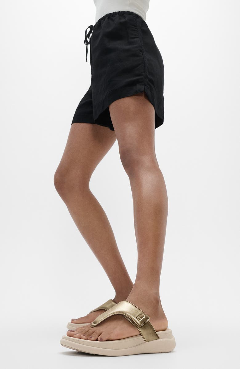 FitFlop F-Mode Go Adjustable Platform Flip Flop, Alternate, color, Platino