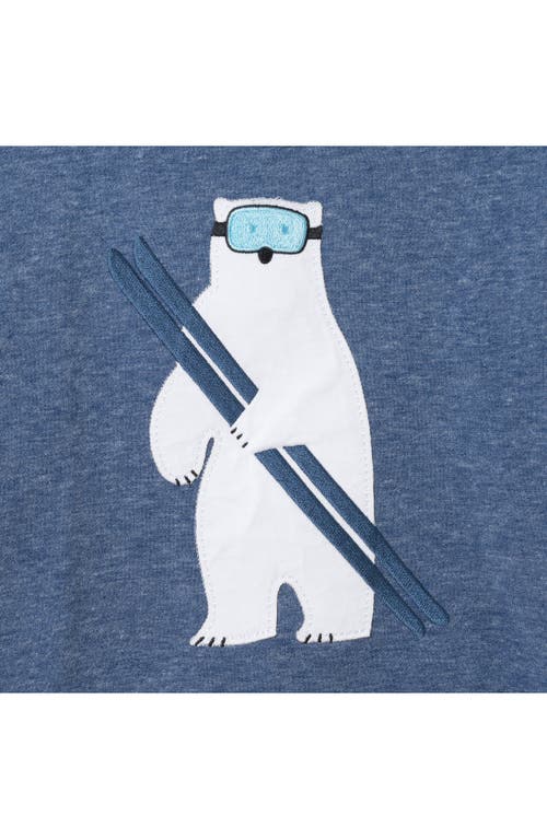 Andy & Evan Kids' Appliqué Crewneck Sweatshirt & Joggers Set In Blue