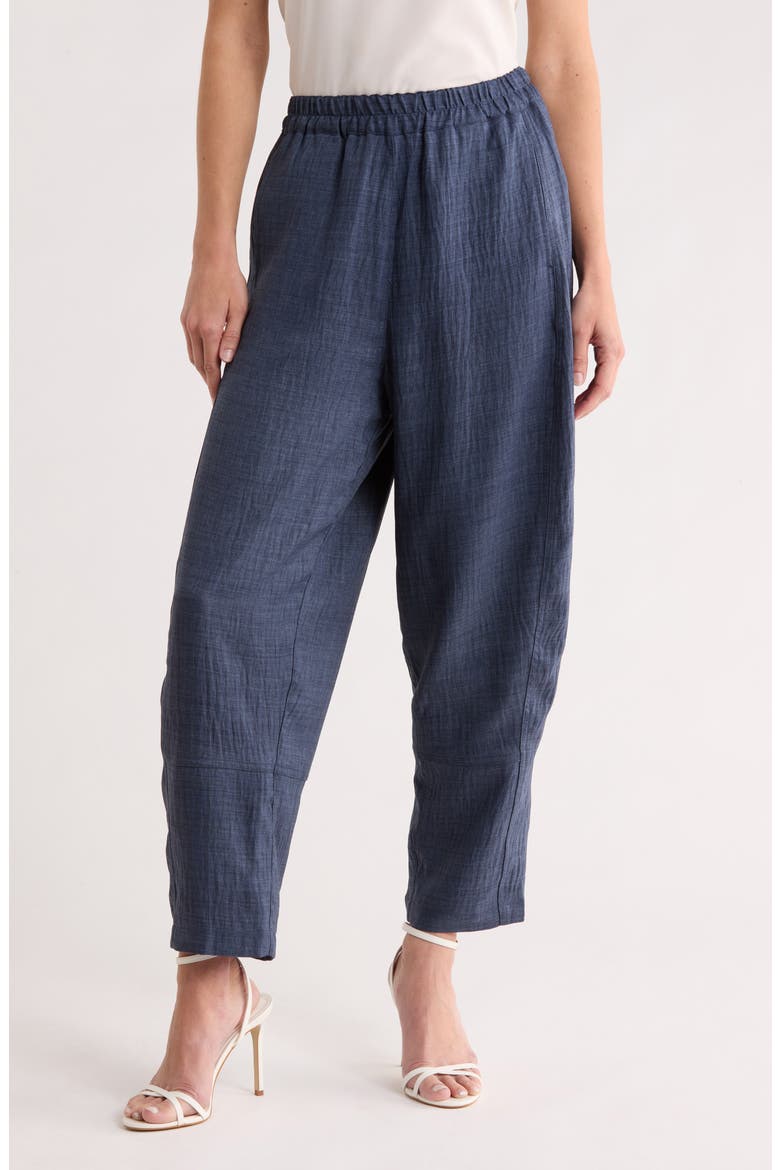 Textured Twill Barrel Leg Pants video