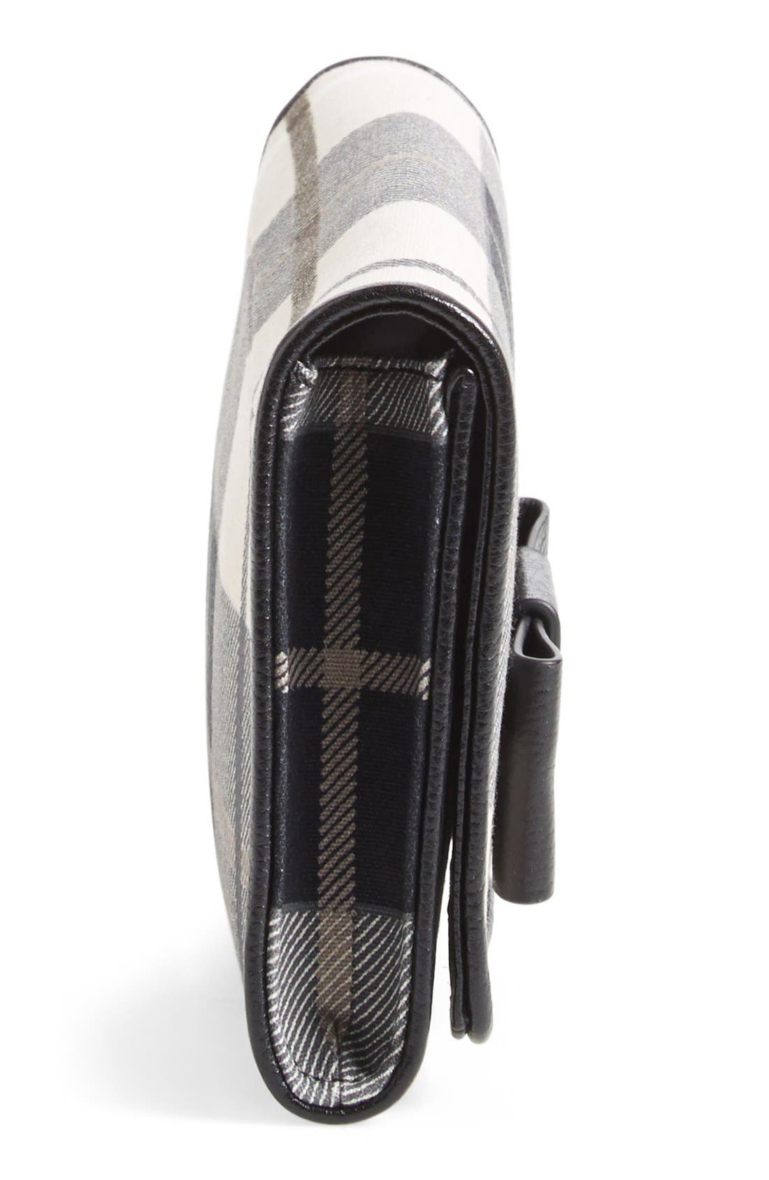 Kate Spade New York 'julia street - plaid tally' clutch, Alternate, color, 