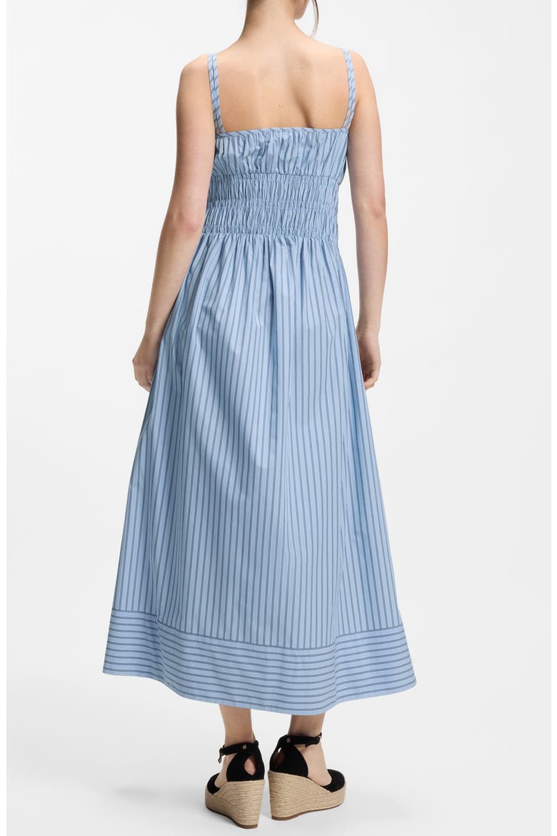Stripe Cotton Sundress, Alternate, color, BLUE STRIPE