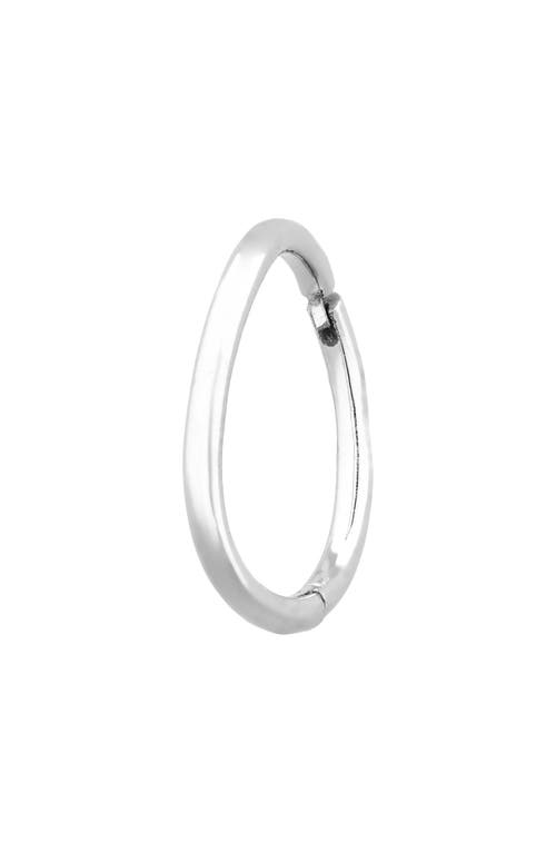 Maria Tash 14k Gold Plain Clicker In Metallic