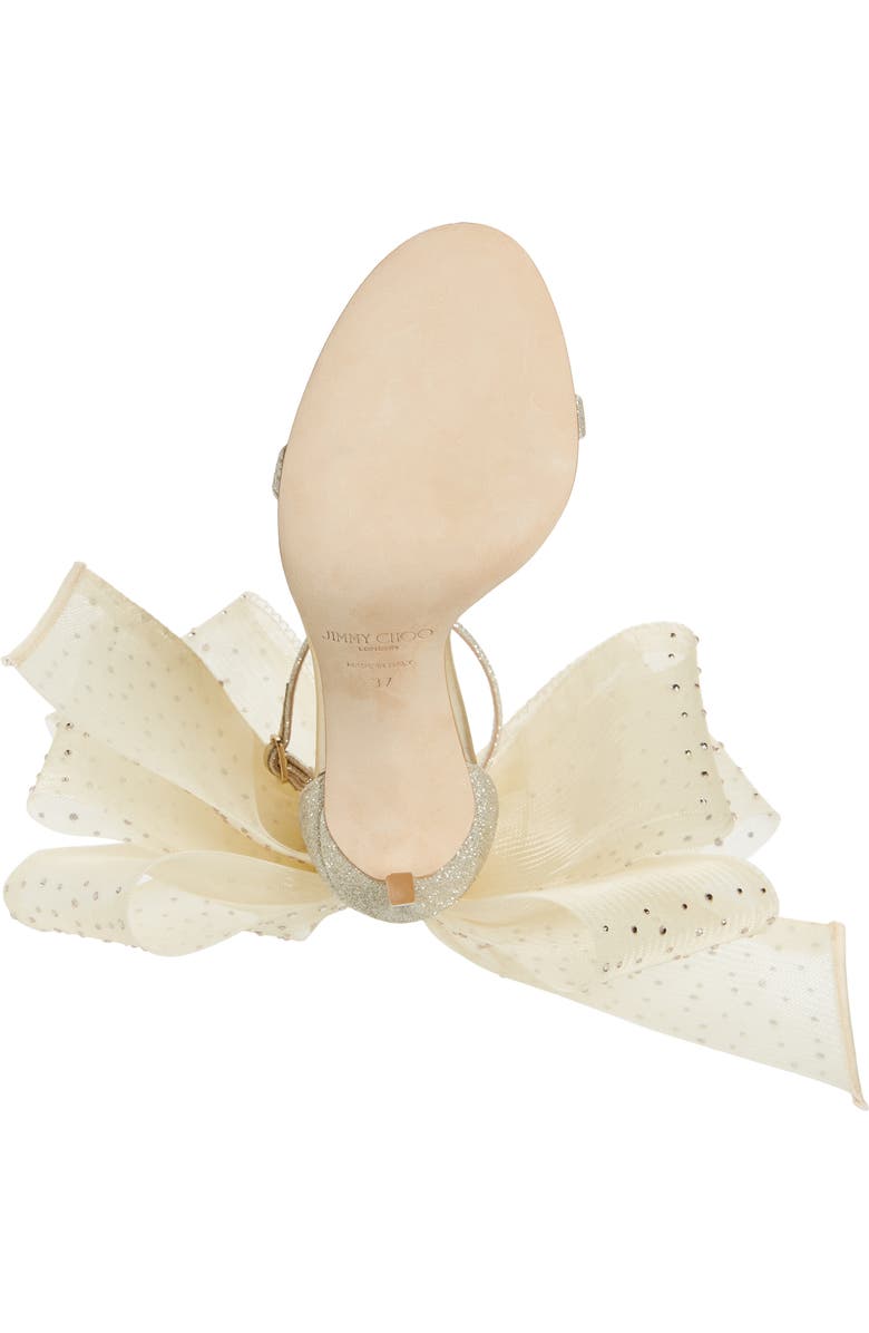 Jimmy Choo Aveline Bow Ankle Strap Sandal, Alternate, color,