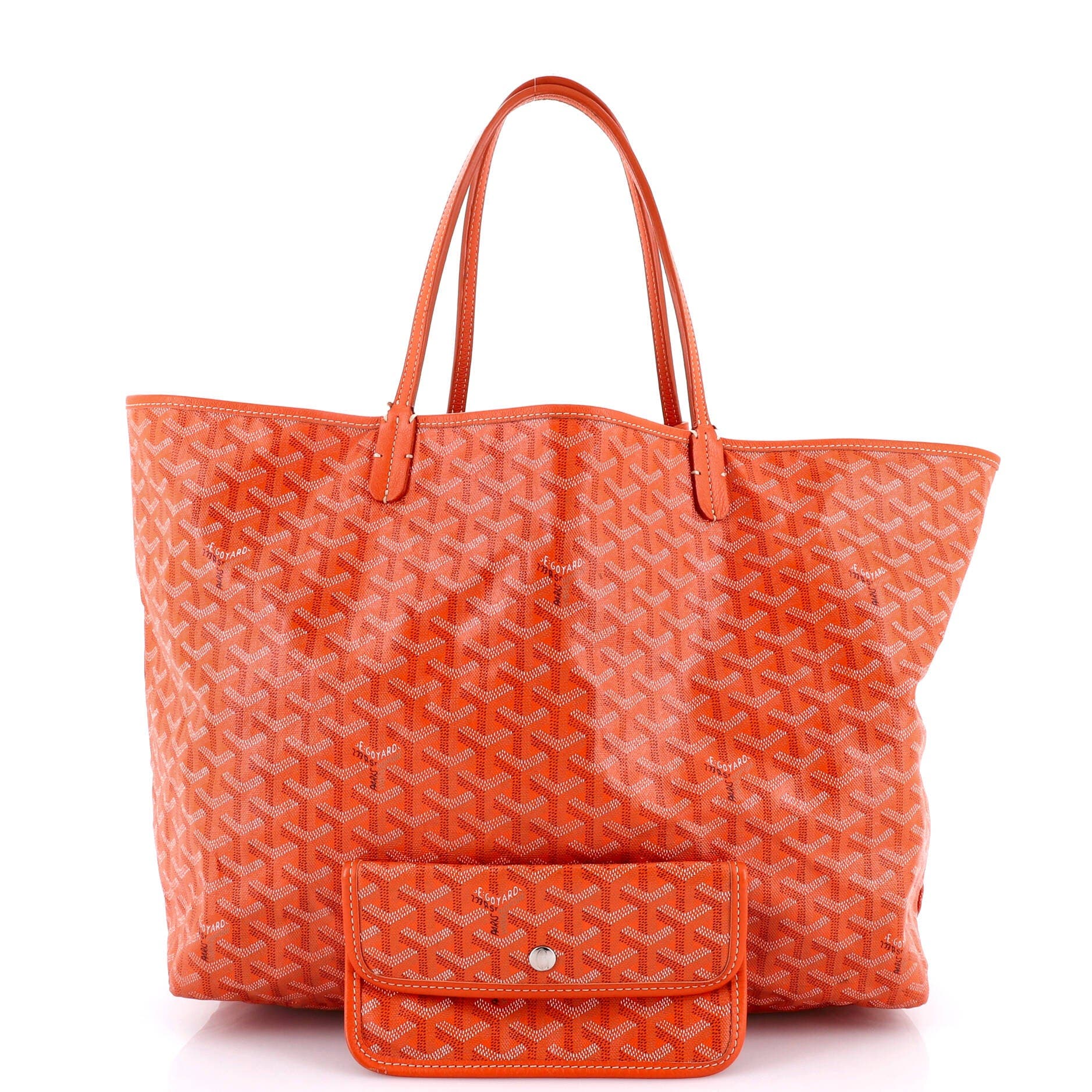 Pre-Owned Goyard Saint Louis Tote Coated Canvas GM, Alternate, color, 