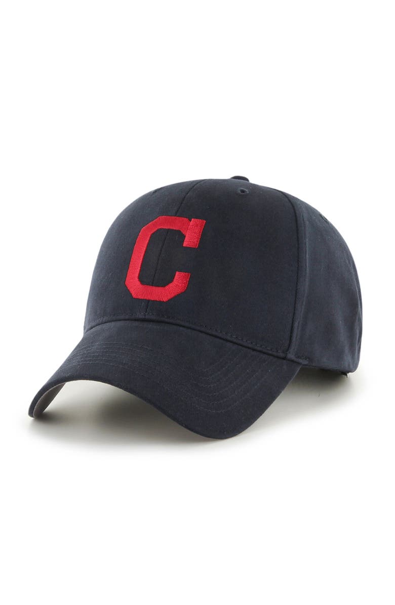 TWINS ENTERPRISE Fan Favorite Mlb Youth Basic Adjustable Cap, Cleveland Indians, Main, color, Multicolored
