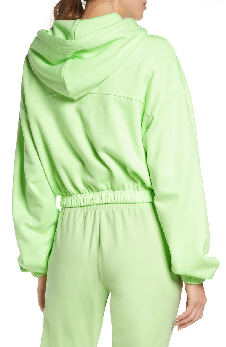 Alo Stadium Quarter Zip Hoodie, Alternate, color, 