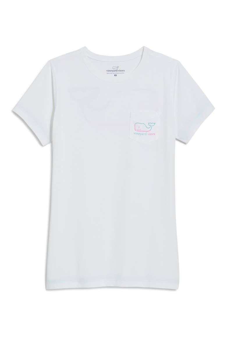 Burgee Whale Short Sleeve Graphic T-Shirt, Main, color, WHITE CAP