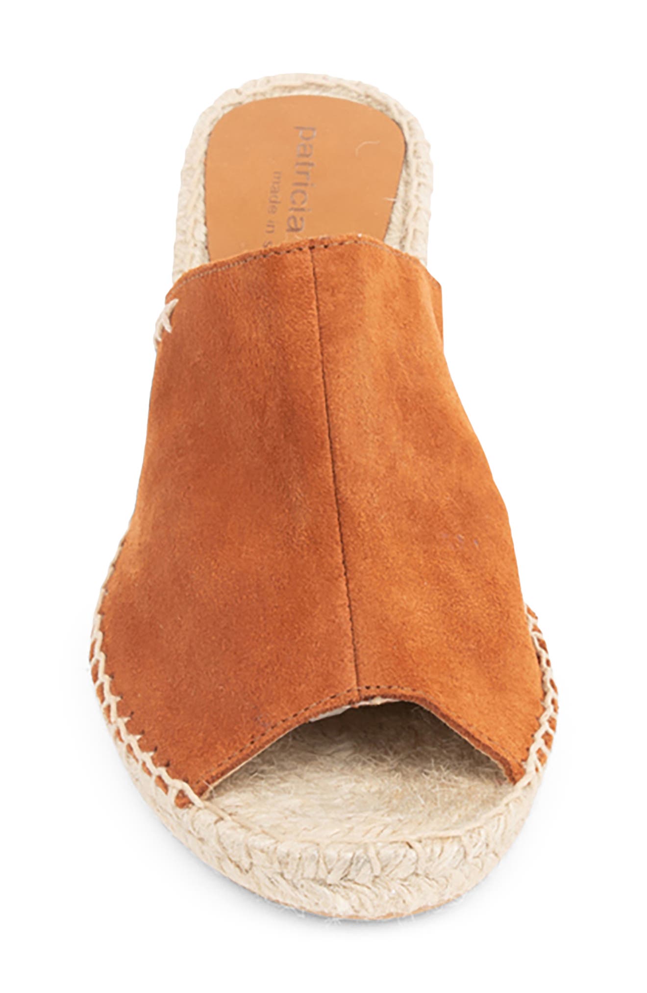 patricia green Shen Espadrille Mule, Alternate, color, Cognac Suede
