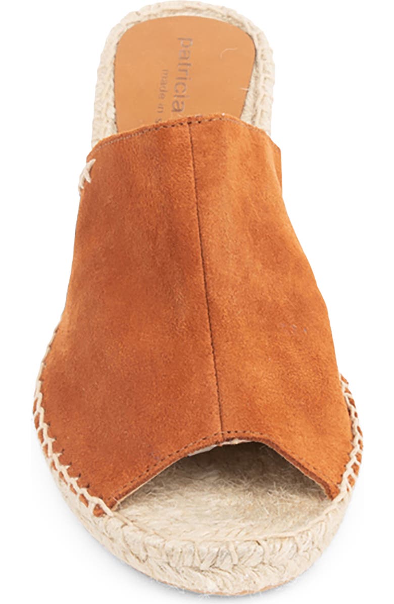 patricia green Shen Espadrille Mule, Alternate, color, Cognac Suede
