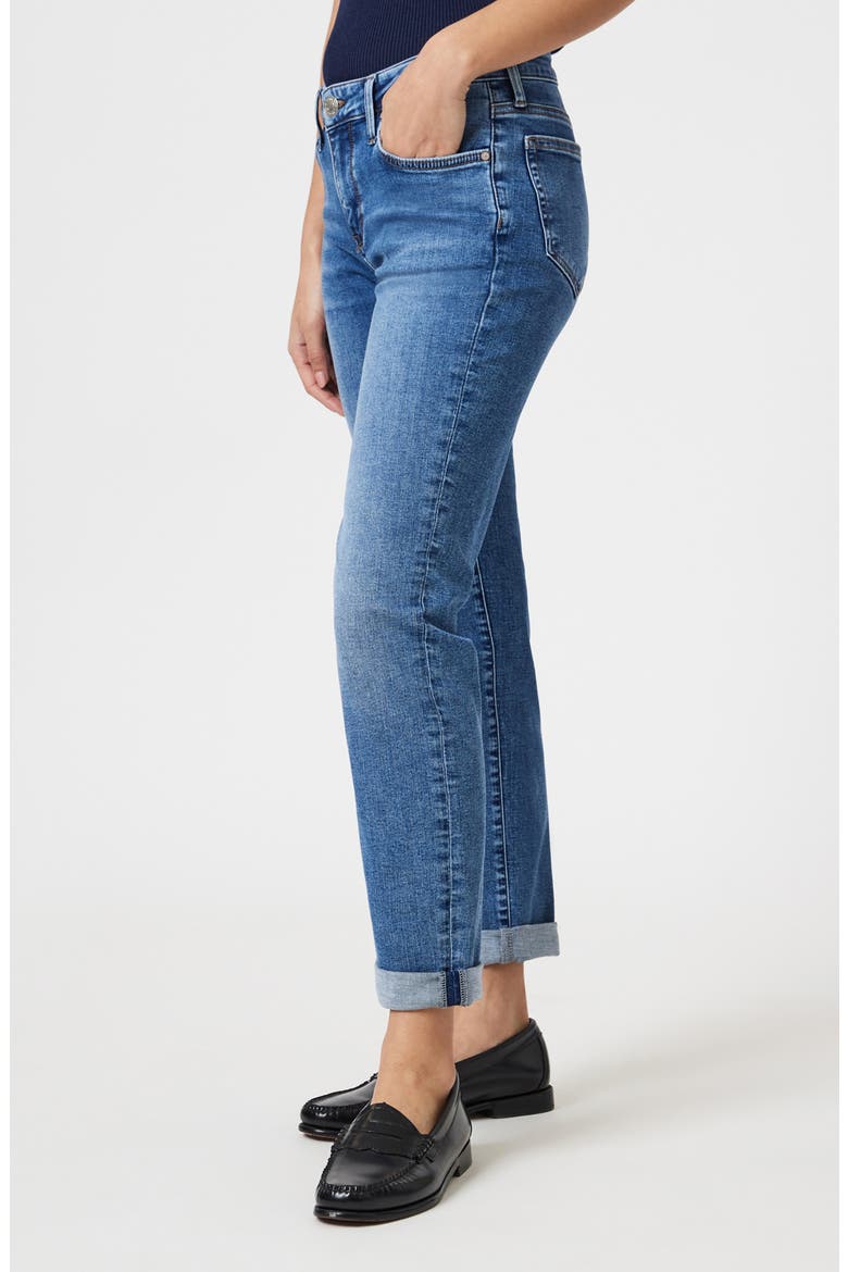 Emma Mid Rise Slim Boyfriend Jeans, Alternate, color, MID BRUSHED TRIBECA