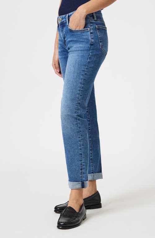Mavi Jeans Emma Low Rise Slim Boyfriend Jeans In Mid Brushed Tribeca