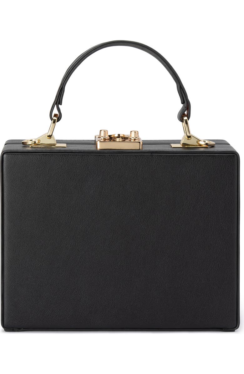 Olga Berg Georgia Straw Woven Clutch, Alternate, color,