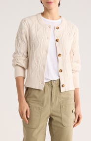 Splendid Novelty Button-Up Cardigan