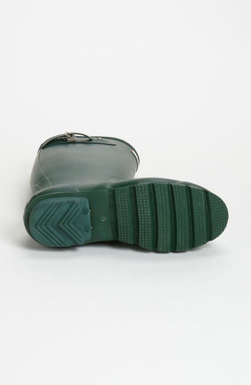 Hunter Original Tall Rain Boot In Green